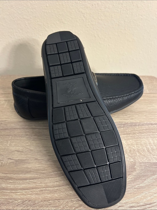 Beverly Hills Polo Club Black Slip-On Loafers with Silver Accent main image 4